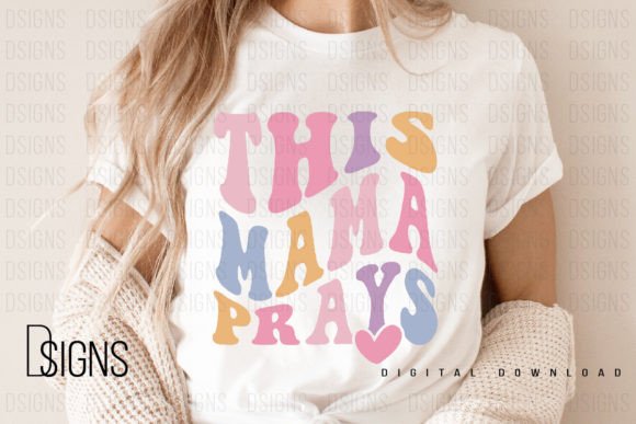Christian Mama Easter Mom Sublimation T-Shirt Designs