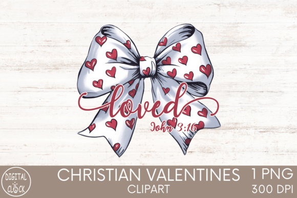 Christian Valentines Loved John 3 16 PNG