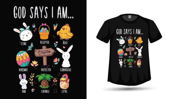 Easter T-Shirt Design for Christian