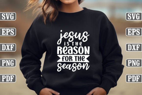 Jesus is the Reason for the Craft SVG T-Shirt Designs