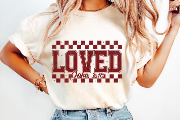 Retro Checkered Jesus Valentine PNG for T-Shirt Designs