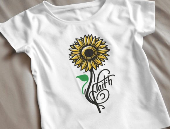 Sunflowers Jesus Png for T-Shirt Designs